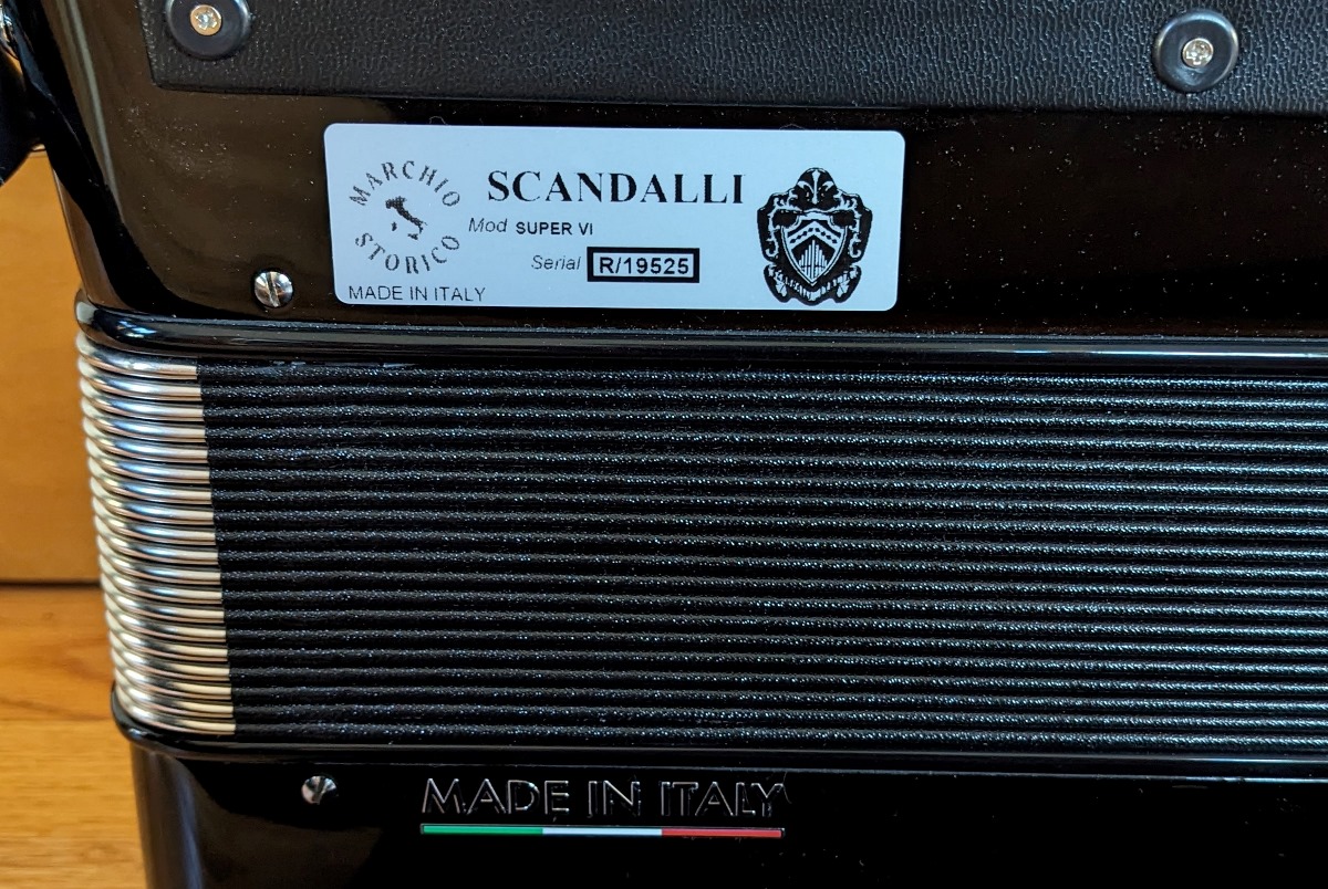 Scandalli Super VI Accordion
