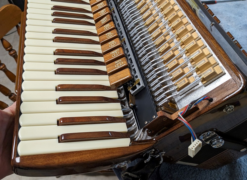 Ottavianelli Artist Walnut Accordion